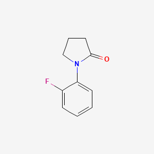 molecular formula C10H10FNO B3057101 1-(2-氟苯基)吡咯烷-2-酮 CAS No. 7661-31-6