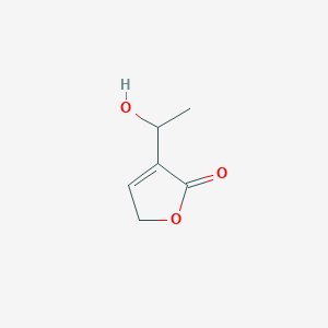 2(5H)-Furanone, 3-(1-hydroxyethyl)-