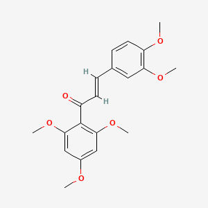 molecular formula C20H22O6 B3057108 3,4,2',4',6'-Pentamethoxychalcone CAS No. 76650-20-9