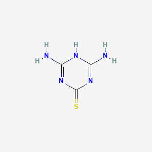molecular formula C3H5N5S B3057116 Thioammeline CAS No. 767-17-9