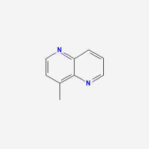 molecular formula C9H8N2 B3057119 4-Methyl-1,5-naphthyridine CAS No. 7675-33-4