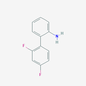 molecular formula C12H9F2N B3057121 [1,1'-Biphenyl]-2-amine, 2',4'-difluoro- CAS No. 76838-87-4