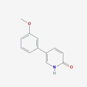molecular formula C12H11NO2 B3057125 2-Hydroxy-5-(3-methoxyphenyl)pyridine CAS No. 76876-87-4