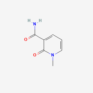 molecular formula C7H8N2O2 B3057128 1-Methyl-2-oxo-1,2-dihydropyridine-3-carboxamide CAS No. 769-09-5