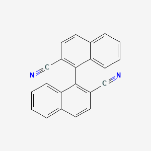 molecular formula C22H12N2 B3057131 [1,1'-Binaphthalene]-2,2'-dicarbonitrile CAS No. 76905-81-2