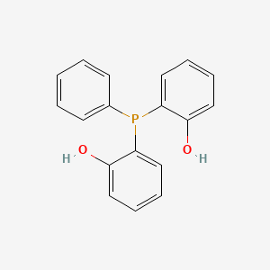 molecular formula C18H15O2P B3057145 2,2'-(Phenylphosphanediyl)diphenol CAS No. 77013-88-8