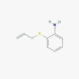molecular formula C9H11NS B3057147 2-(Allylthio)aniline CAS No. 77053-20-4
