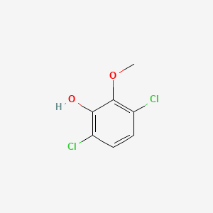 molecular formula C7H6Cl2O2 B3057153 3,6-Dichloro-2-methoxyphenol CAS No. 77102-93-3