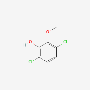 molecular formula C7H6Cl2O2 B3057153 3,6-二氯-2-甲氧基苯酚 CAS No. 77102-93-3