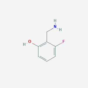 molecular formula C7H8FNO B3057158 2-(氨甲基)-3-氟苯酚 CAS No. 771574-53-9