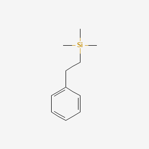 molecular formula C11H18Si B3057165 三甲基苯乙烯硅烷 CAS No. 772-64-5