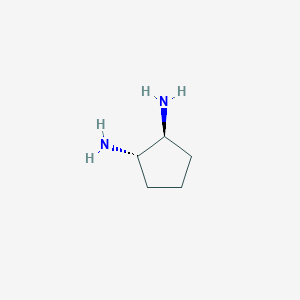 molecular formula C5H12N2 B3057171 (1S,2S)-Cyclopentane-1,2-diamine CAS No. 77255-03-9