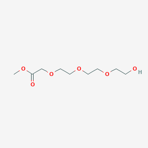 molecular formula C9H18O6 B3057176 Acetic acid, [2-[2-(2-hydroxyethoxy)ethoxy]ethoxy]-, methyl ester CAS No. 77303-63-0