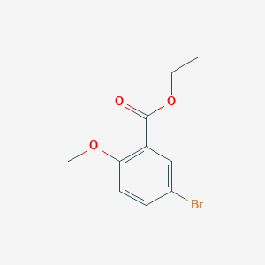 molecular formula C10H11BrO3 B3057178 Ethyl 5-bromo-2-methoxybenzoate CAS No. 773134-60-4