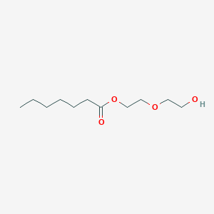 molecular formula C11H22O4 B3057182 2-(2-Hydroxyethoxy)ethyl heptanoate CAS No. 7735-25-3