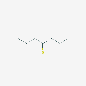 molecular formula C7H14S B3057195 4-Heptanethione CAS No. 7740-31-0