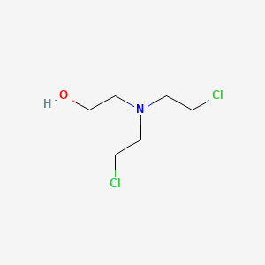 molecular formula C6H13Cl2NO B3057203 2-[Bis(2-chloroethyl)amino]ethanol CAS No. 7747-69-5