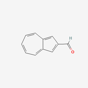 molecular formula C11H8O B3057214 Azulene-2-carbaldehyde CAS No. 77627-18-0