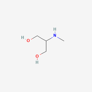 molecular formula C4H11NO2 B3057217 1,3-Propanediol, 2-(methylamino)- CAS No. 77697-86-0