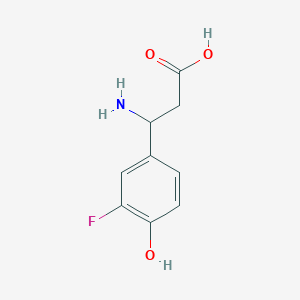 3-Amino-3-(3-fluoro-4-hydroxyphenyl)propanoic acid