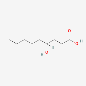 molecular formula C9H18O3 B3057223 4-Hydroxynonanoic acid CAS No. 7779-53-5