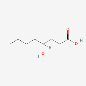 molecular formula C8H16O3 B3057224 4-Hydroxyoctanoic acid CAS No. 7779-55-7