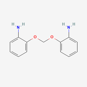 molecular formula C13H14N2O2 B3057227 2,2'-[Methylenebis(oxy)]dianiline CAS No. 77804-73-0