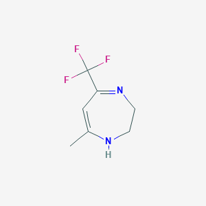 7-methyl-5-(trifluoromethyl)-2,3-dihydro-1H-1,4-diazepine