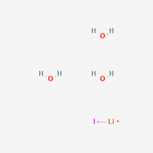 molecular formula H6ILiO3 B3057236 Lithium iodide trihydrate CAS No. 7790-22-9
