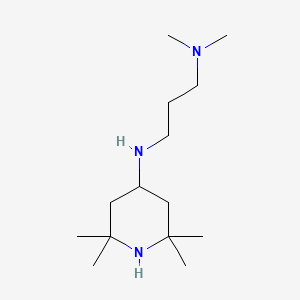 molecular formula C14H31N3 B3057244 N,N-Dimethyl-N'-(2,2,6,6-tetramethylpiperidin-4-yl)propane-1,3-diamine CAS No. 78014-16-1