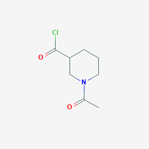 molecular formula C8H12ClNO2 B3057252 1-Acetylpiperidine-3-carbonyl chloride CAS No. 781664-53-7