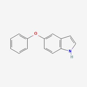 molecular formula C14H11NO B3057264 5-苯氧基-1H-吲哚 CAS No. 78304-53-7