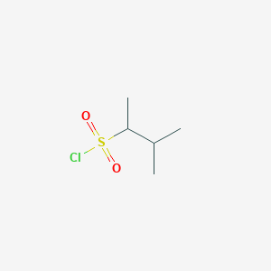 molecular formula C5H11ClO2S B3057272 3-Methylbutane-2-sulfonyl chloride CAS No. 78429-87-5
