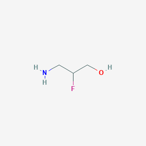 molecular formula C3H8FNO B3057275 3-Amino-2-fluoropropan-1-ol CAS No. 78542-46-8