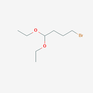 molecular formula C8H17BrO2 B3057286 4-Bromo-1,1-diethoxybutane CAS No. 78668-96-9