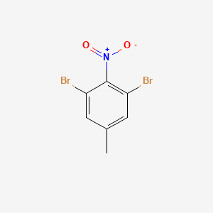 molecular formula C7H5Br2NO2 B3057292 1,3-Dibromo-5-methyl-2-nitrobenzene CAS No. 78831-78-4