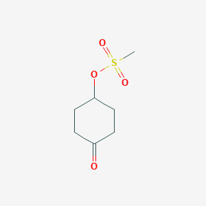molecular formula C7H12O4S B3057293 4-Oxocyclohexyl methanesulfonate CAS No. 78847-53-7