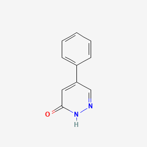 molecular formula C10H8N2O B3057297 5-苯基哒嗪-3(2H)-酮 CAS No. 78920-21-5