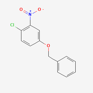 molecular formula C13H10ClNO3 B3057304 4-(苄氧基)-1-氯-2-硝基苯 CAS No. 79035-13-5