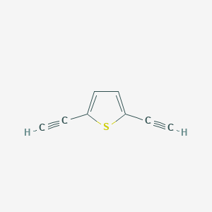 molecular formula C8H4S B3057309 2,5-Diethynylthiophene CAS No. 79109-72-1