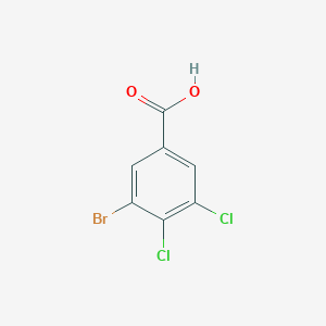 molecular formula C7H3BrCl2O2 B3057311 3-Bromo-4,5-dichlorobenzoic acid CAS No. 791137-25-2