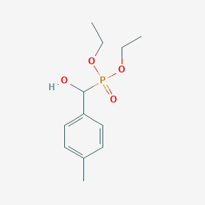 molecular formula C12H19O4P B3057314 Diethoxyphosphoryl-(4-methylphenyl)methanol CAS No. 79158-40-0