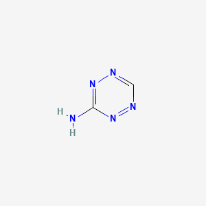 molecular formula C2H3N5 B3057328 1,2,4,5-Tetrazin-3-amine CAS No. 79329-74-1