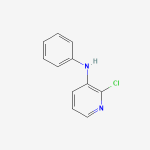 molecular formula C11H9ClN2 B3057333 2-chloro-N-phenylpyridin-3-amine CAS No. 793675-14-6