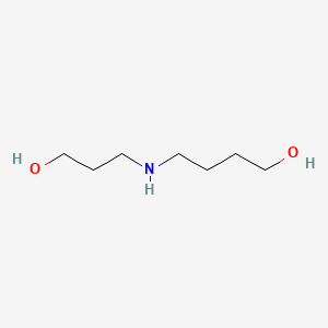 molecular formula C7H17NO2 B3057337 4-(3-Hydroxypropylamino)butan-1-ol CAS No. 79448-07-0