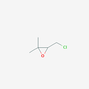 molecular formula C5H9ClO B3057338 3-(Chloromethyl)-2,2-dimethyloxirane CAS No. 79457-63-9