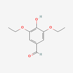 molecular formula C11H14O4 B3057339 3,5-Diethoxy-4-hydroxybenzaldehyde CAS No. 79459-15-7