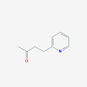 molecular formula C9H11NO B3057342 2-Butanone, 4-(2-pyridinyl)- CAS No. 79476-33-8