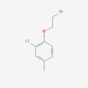 molecular formula C9H10BrClO B3057355 1-(2-Bromoethoxy)-2-chloro-4-methylbenzene CAS No. 796098-78-7