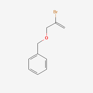 Benzene, [[(2-bromo-2-propenyl)oxy]methyl]-
